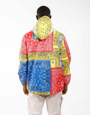 I Fe Apparel Patchwork Printed Windbreaker