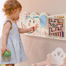 Wooden Cream Elephant Busy Board - Light Yellow