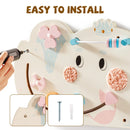 Wooden Cream Elephant Busy Board - Light Yellow