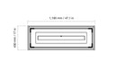 EcoSmart Fire - Linear 50 Fire Pit Kit ESF.B.FPK.L.50