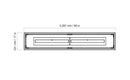 EcoSmart Fire - Linear 90 Fire Pit Kit ESF.B.FPK.L.90