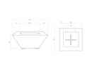 Prism Hardscapes - Lombard Square Concrete Fire Table PH-445-FBT