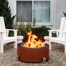 Luxeve 24" Smokeless Fire Pit with Lid — Prior Year Model, Brand New in Box