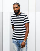 Guess Striped Logo Tee