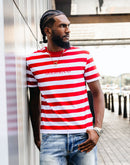 Guess Striped Logo Tee