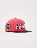 Mitchell & Ness Miami Heat Heritage Snapback Hat