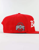 Mitchell & Ness Ncaa Ohio State Buckeyes Vintage Draft Script Snapback