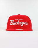 Mitchell & Ness Ncaa Ohio State Buckeyes Vintage Draft Script Snapback