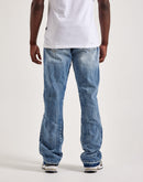 MNML Flare Distressed Denim Jeans