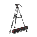 Manfrotto MVK608TWINFCUS Kit with Nitrotech 608 Fluid Head and 645 Fast Twin Leg Carbon Fiber Tripod & Bag