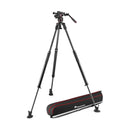 Manfrotto MVK612SNGFCUS Nitrotech 612 Fluid Head with 635 FAST Single Leg Carbon Fiber Tripod