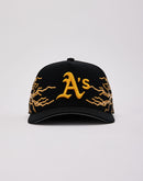 Mitchell & Ness MLB Oakland Athletics Lightning Pro Pinch Snapback Hat