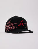 Mitchell & Ness MLB Atlanta Braves Lightning Pro Pinch Snapback Hat