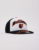 Mitchell & Ness MLB Baltimore Orioles Flames Trucker Hat