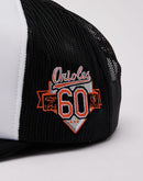 Mitchell & Ness MLB Baltimore Orioles Flames Trucker Hat
