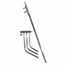 Matthews Century C+Stand with Removable Turtle Base (Black, 10.5')
