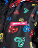 Members Only Keith Haring Heart Windbreaker