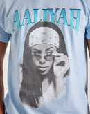 Merch Traffic Aaliyah White Bandana Tee