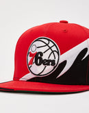Mitchell & Ness NBA Wave Philadelphia 76ers Snapback Hat