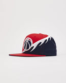 Mitchell & Ness NBA Wave Washington Wizards Snapback Hat