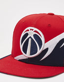 Mitchell & Ness NBA Wave Washington Wizards Snapback Hat