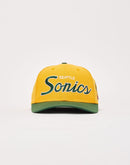Mitchell & Ness Seattle Sonics Script Snapback Hat