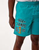 Mitchell & Ness San Antonio Spurs Champ City Woven Shorts