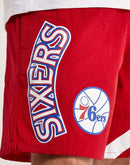 Mitchell & Ness Philadelphia 76ers Heritage Woven Shorts