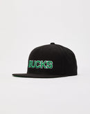 Mitchell & Ness Milwaukee Bucks Short Hook Snapback Hat