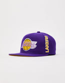 Mitchell & Ness Los Angeles Lakers Short Hook Snapback Hat