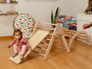 Montessori Indoor Playground | Pikler Triangle & Climbing Arch & 2in1 Ramp & Pillow