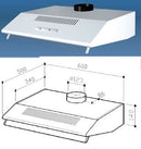 Multistar MUC30HDWW Under Cabinet Range Hood 220 Volts