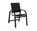 Berlin Gardens, Murphy Poly Dining Chair, Black on Matte Black