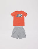 New Balance Fleece Cargo Shorts Set Pre-School
