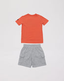 New Balance Fleece Cargo Shorts Set Grade-School