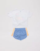 New Balance Bouquet Woven Shorts Set Grade-School