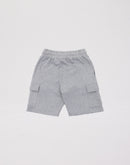 New Balance Fleece Cargo Shorts Grade-School