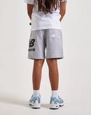 New Balance Linear Logo Shorts Grade-School