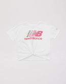 New Balance Gradient Stacked Logo Tee Grade-School