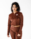Nike Air Velour 1/4-Zip Long-Sleeve Top