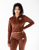 Nike Air Velour 1/4-Zip Long-Sleeve Top