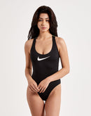 Nike Swim Logo Tape Crossback One-Piece