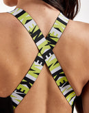Nike Swim Logo Tape Crossback One-Piece