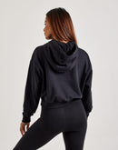 Nike Oversized Cropped Graphic Hoodie
