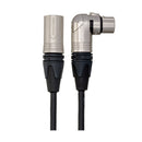 Hosa Neutrik 25' Right Angle XLR Male to Female Cable