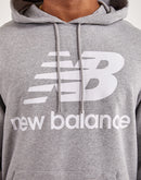 New Balance Essentials Stacked Logo Pullover Hoodie