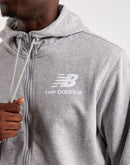 New Balance Essentials Stacked Full-Zip Hoodie