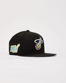 New Era Miami Heat 9Fifty Snapback Hat