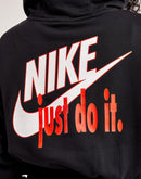 Nike Club Fleece Graphic Crop Pullover Hoodie