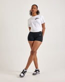 Nike Mid-Rise Mesh-Paneled Shorts